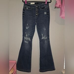 Judy Blue Trouser Flare Jeans